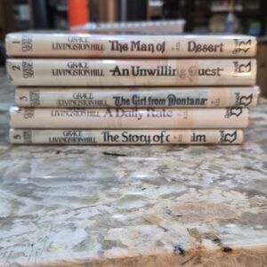 Vintage Grace Livingston Hill Classic Series Book Set 1-5 Hardcover Christian